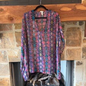 Adrienne Snake Print Tunic